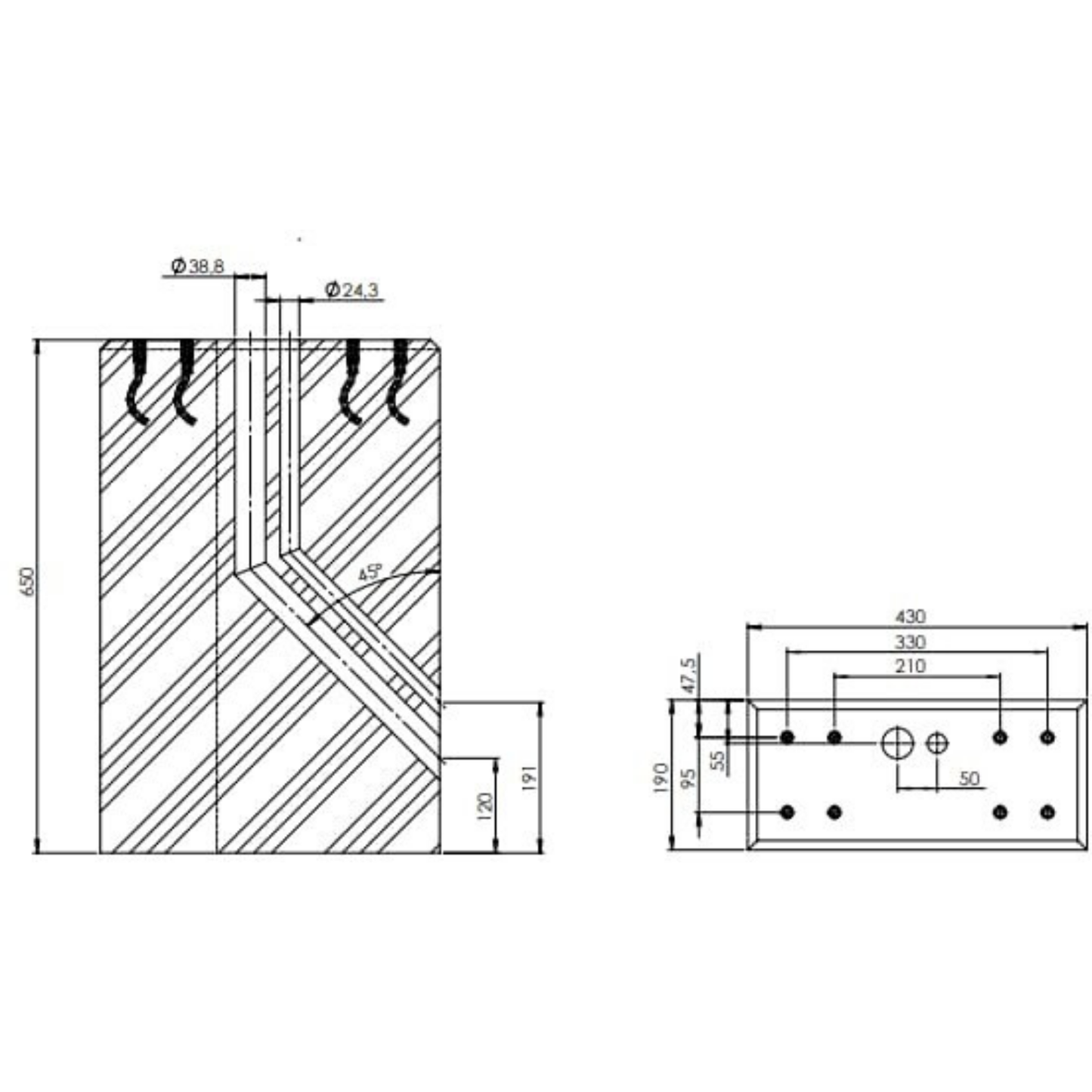 ABL EMH9999 – Betonfundament für ABL Stelen