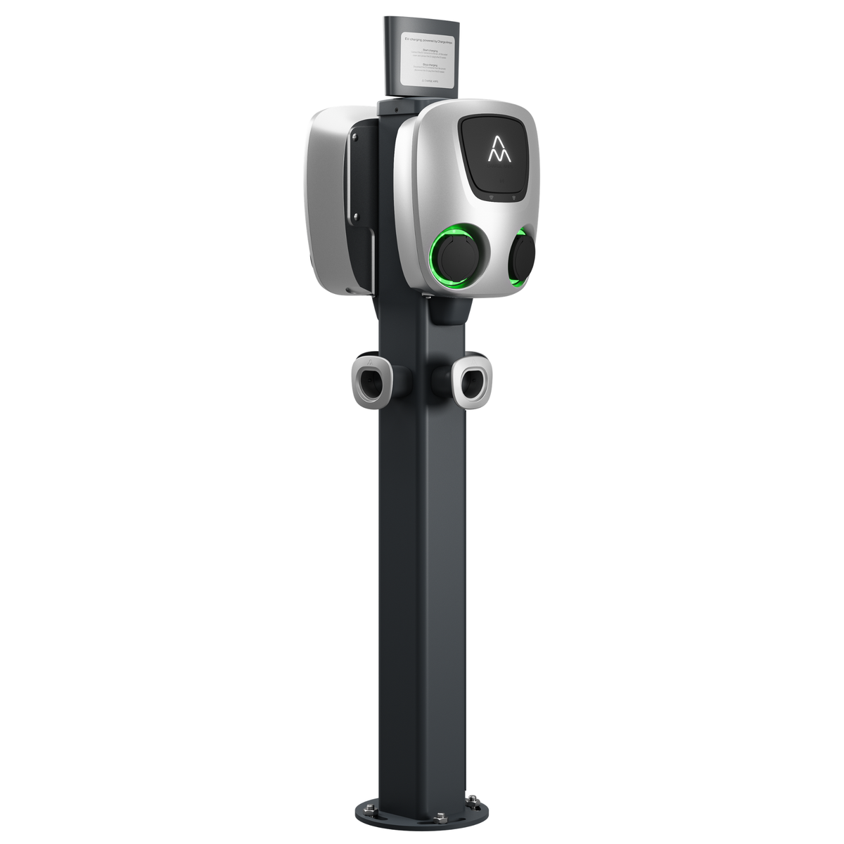 Charge Amps Column 131193 – Standfuß für 1- oder 2-Wallboxen , IP54, IK10