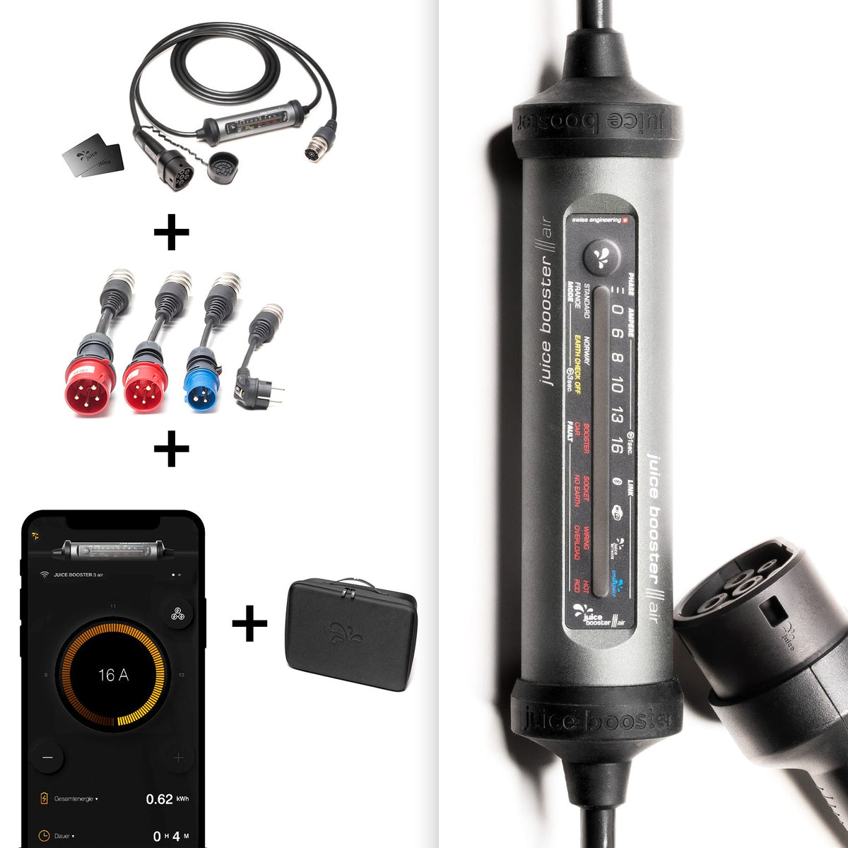 JUICE BOOSTER 3 air – mobile Ladestation bis 11 kW | Sets – Traveller Set EU
