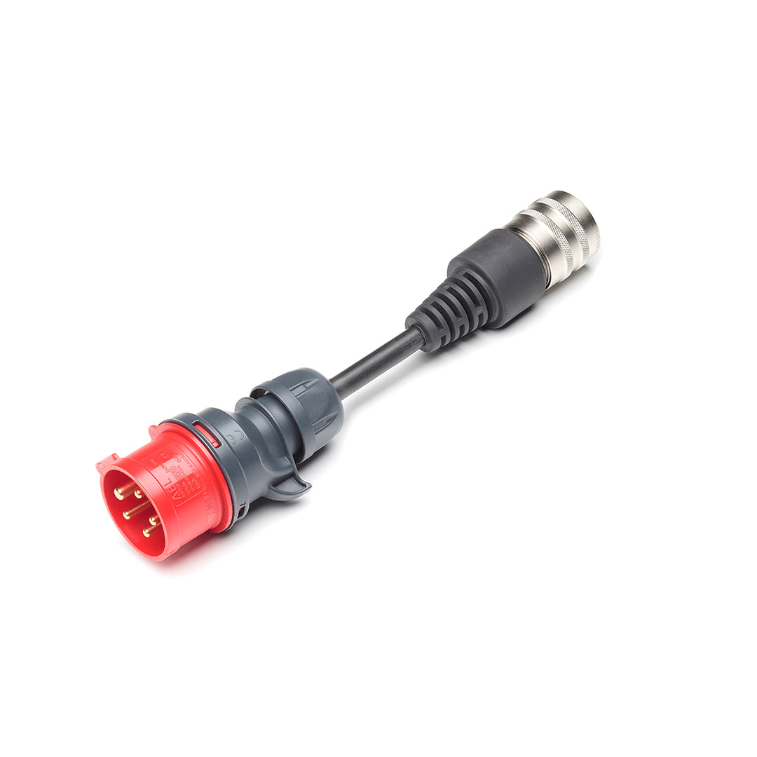 JUICE CONNECTOR – Anschlussadapter für BOOSTER 2 & 3 air – CEE16 rot – 400 V, 3-phasig