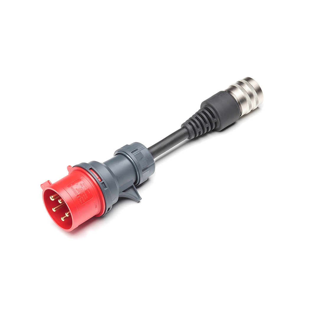 JUICE CONNECTOR – Anschlussadapter für BOOSTER 2 & 3 air – CEE32 rot – 400 V, 3-phasig