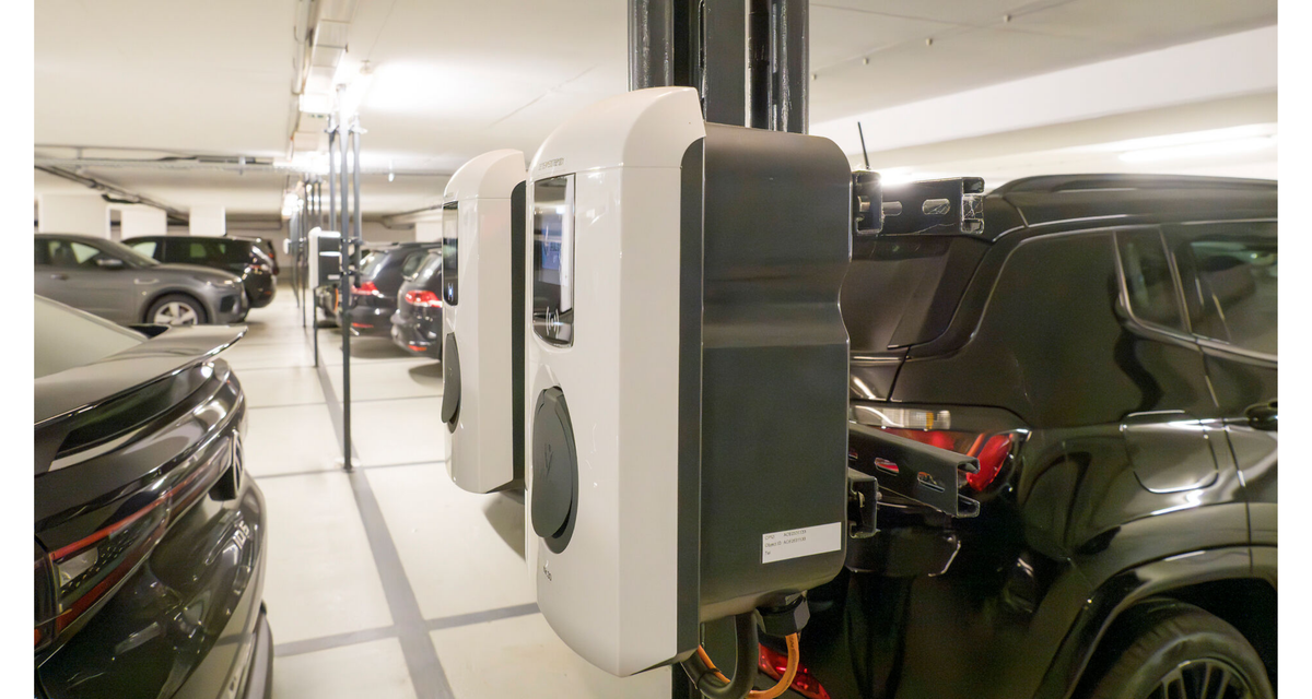 Ladeinfrastruktur im Autohaus Becker-Tiemann