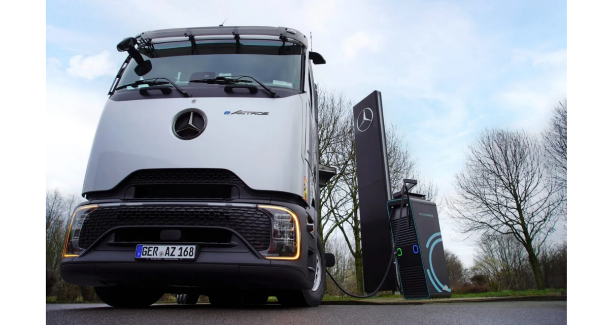 Laden für E-Lkw