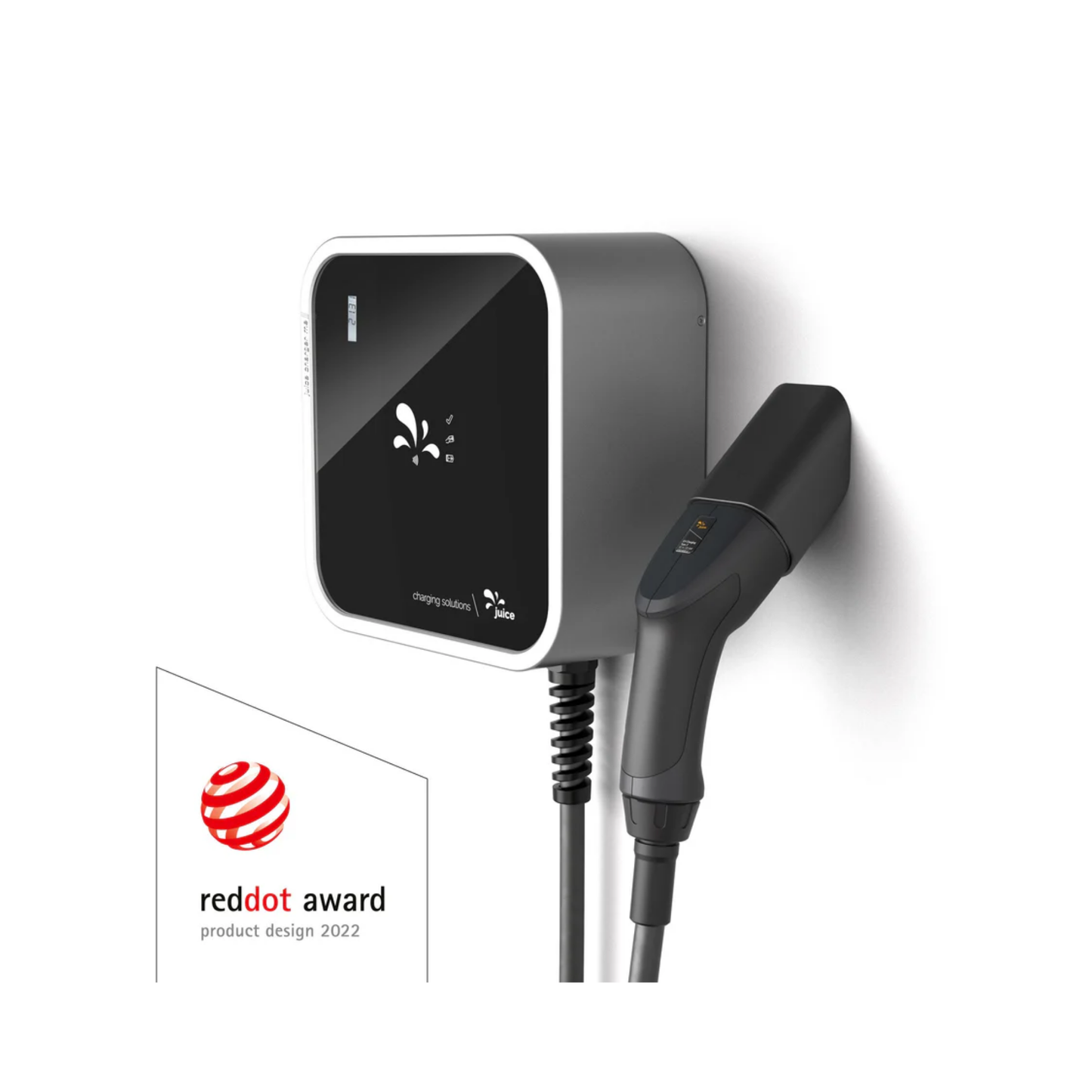 Juice Charger me 3 Wallbox 11kW/22kW mit 5m Typ-2 Ladekabel | RFID | LAN | WLAN | MID