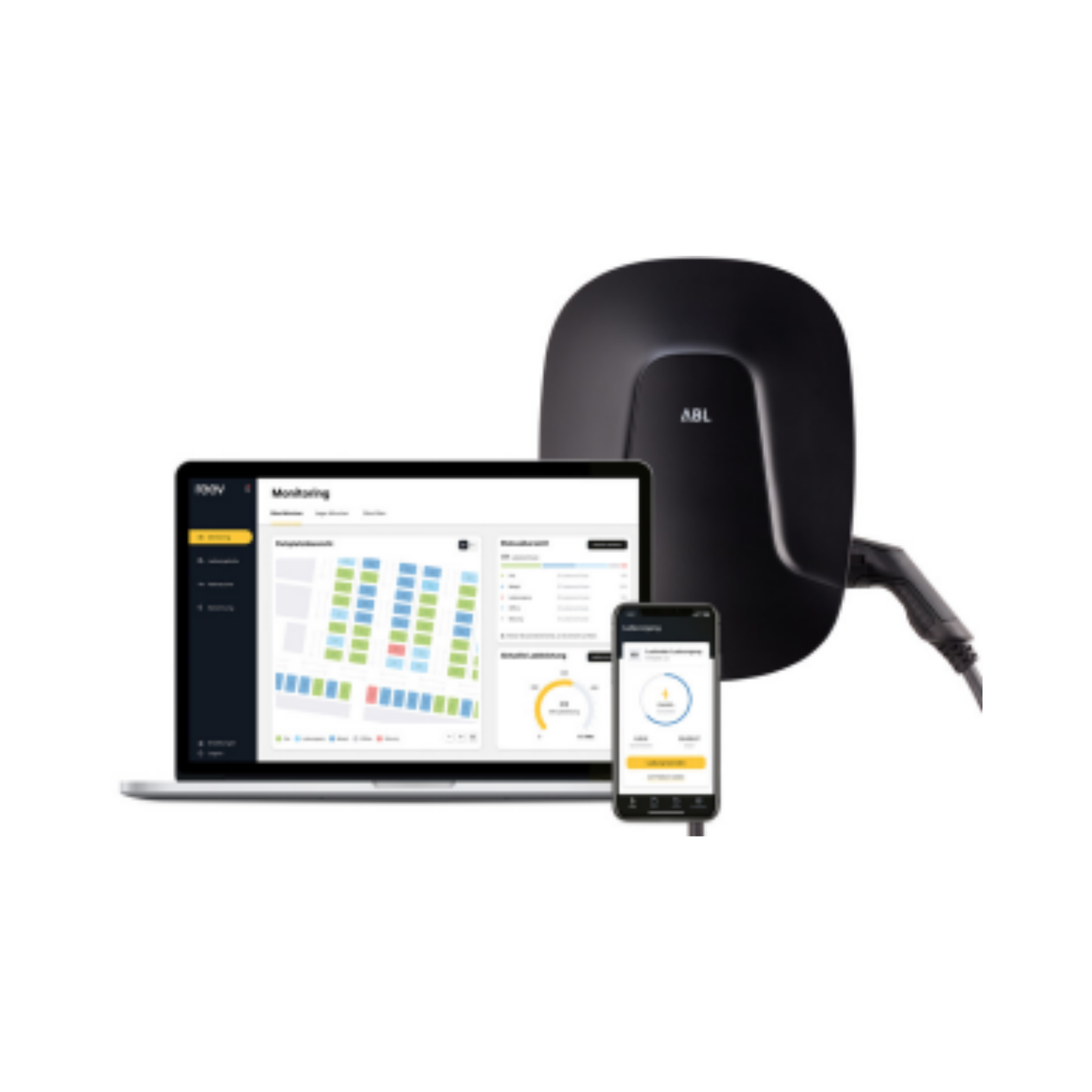 ABL eMH2 Controller Wallbox 22kW 2W2241C - 6,35m Typ-2 Ladekabel | RFID | MID | LAN+LTE