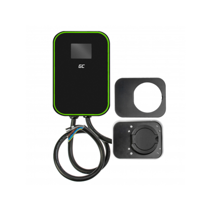 Green Cell EV PowerBox Wallbox 22 kW – Typ-2 Kabel oder Buchse, LCD, IP66