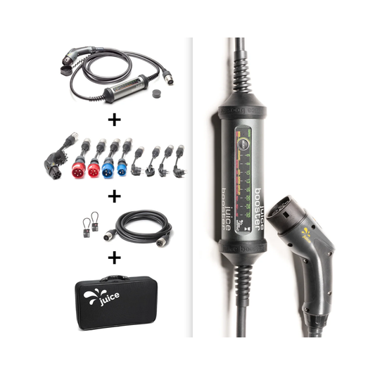 JUICE BOOSTER 2 Master Set – mobile 22kW Wallbox inkl. 9 Adapter