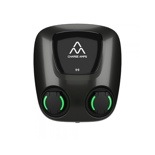 Charge Amps Aura 2 – 2×22 kW Doppelladestation, 2× MID, RFID, LAN/WLAN/4G | Vorbestellung 2027