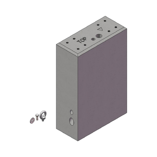 ABL Fertigfundament EMH9999 – Betonfundament für Stele eMH1 / eMH2 / eMH3 / eM4