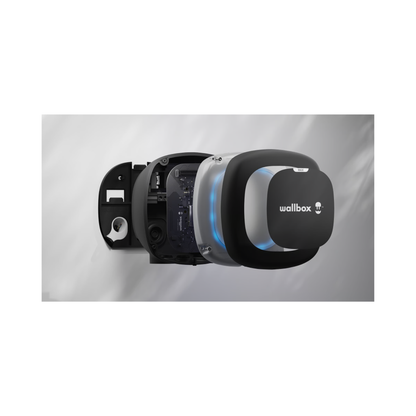 Wallbox Pulsar Max Wallbox 22kW – 5m/7m Kabel, Schwarz/Weiß