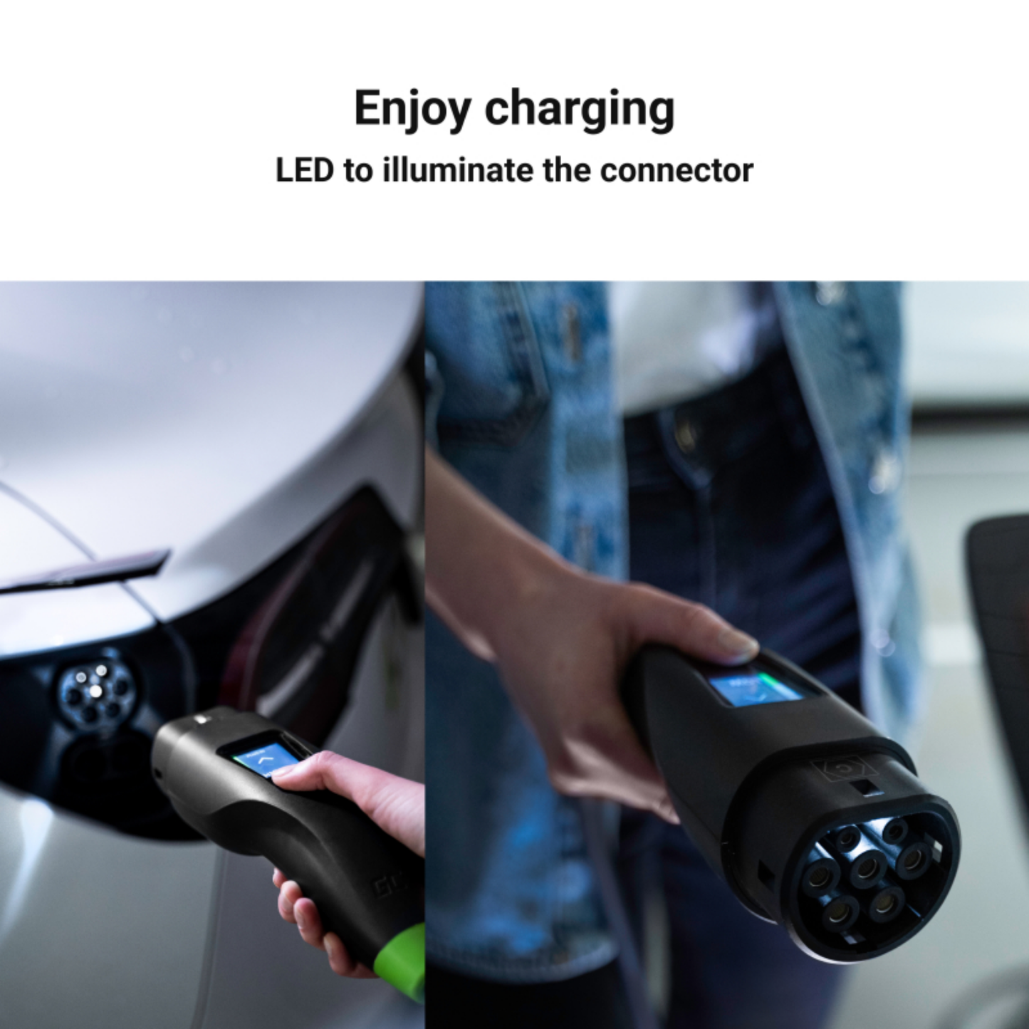 Green Cell Habu mobiles EV-Ladestation 11 kW – 7m Typ-2 Kabel, CEE 16A, App