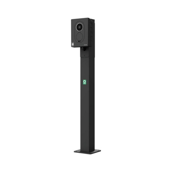 Zaptec OnePole Lite Single – Standfuß für Zaptec Go/Go 2, Schwarz