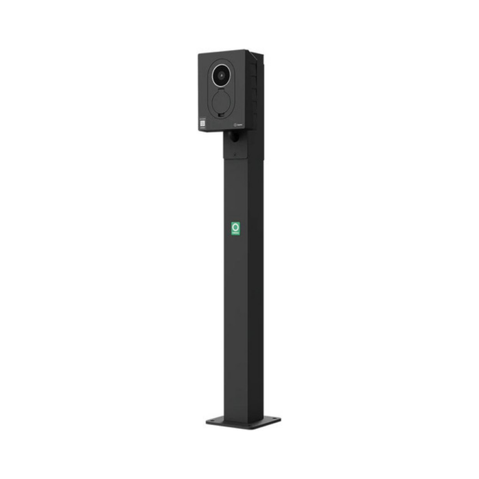 Zaptec OnePole Lite Single – Standfuß für Zaptec Go/Go 2, Schwarz