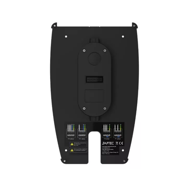 Zaptec Pro Rückplatte ZM000438 – Anschlussbox für Zaptec Pro, Schwarz