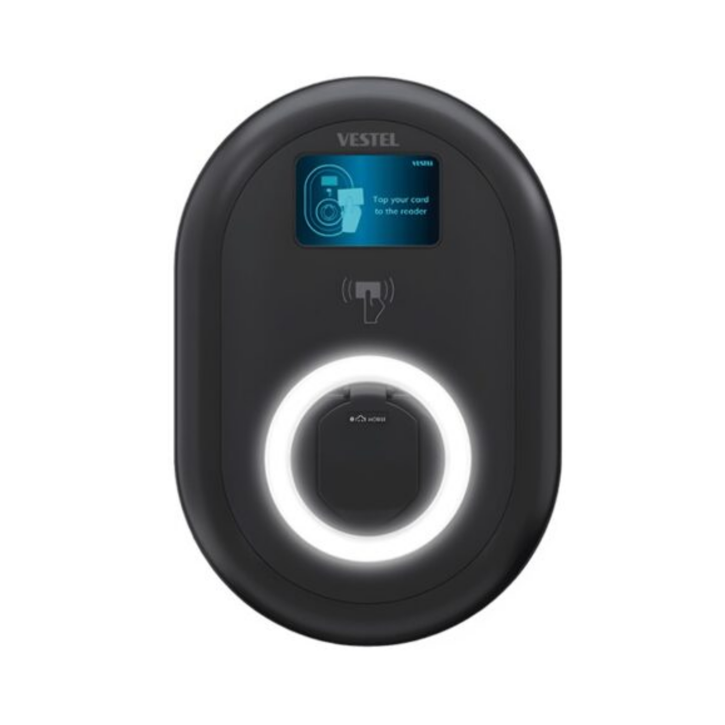 VESTEL Wallbox EVC04-AC22SWLD-EICH – 22kW, Typ-2-Steckdose, RFID, App, LAN/WLAN, Eichrecht