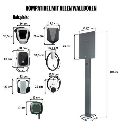 Wallbox Standfuß – kompatibel mit allen Wallboxen