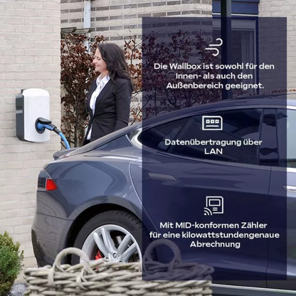 Alfen Eve Single S-line – 11kW Wallbox, Typ-2-Steckdose, MID, LAN, OCPP