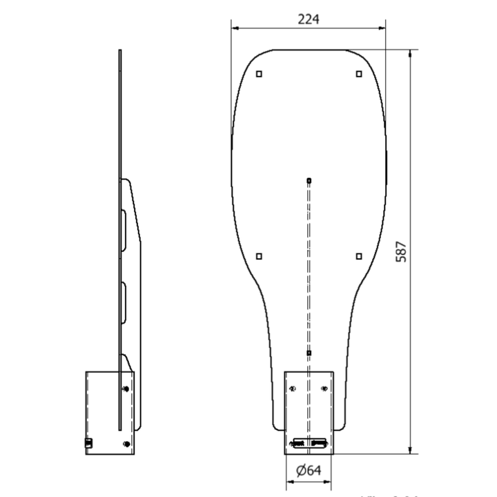 Next Green Poleplate für Charge Amps