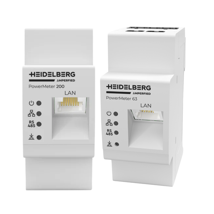 Heidelberg PowerMeter 63 / 200 – Stromzähler für PV-Überschussladen & Lastmanagement der connect-Serie