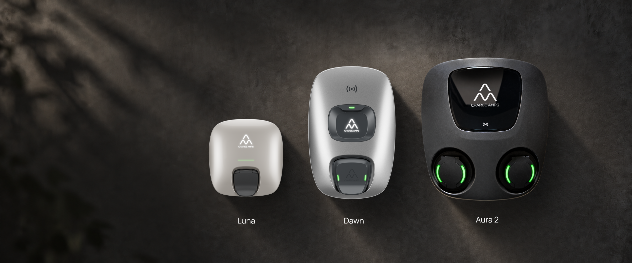 Charge Amps Luna, Dawn und Aura 2